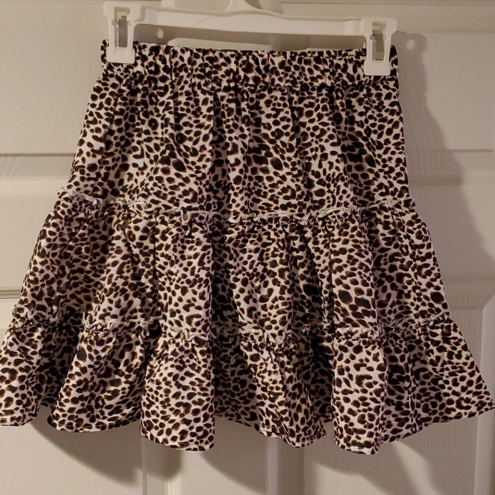 Animal print skirt